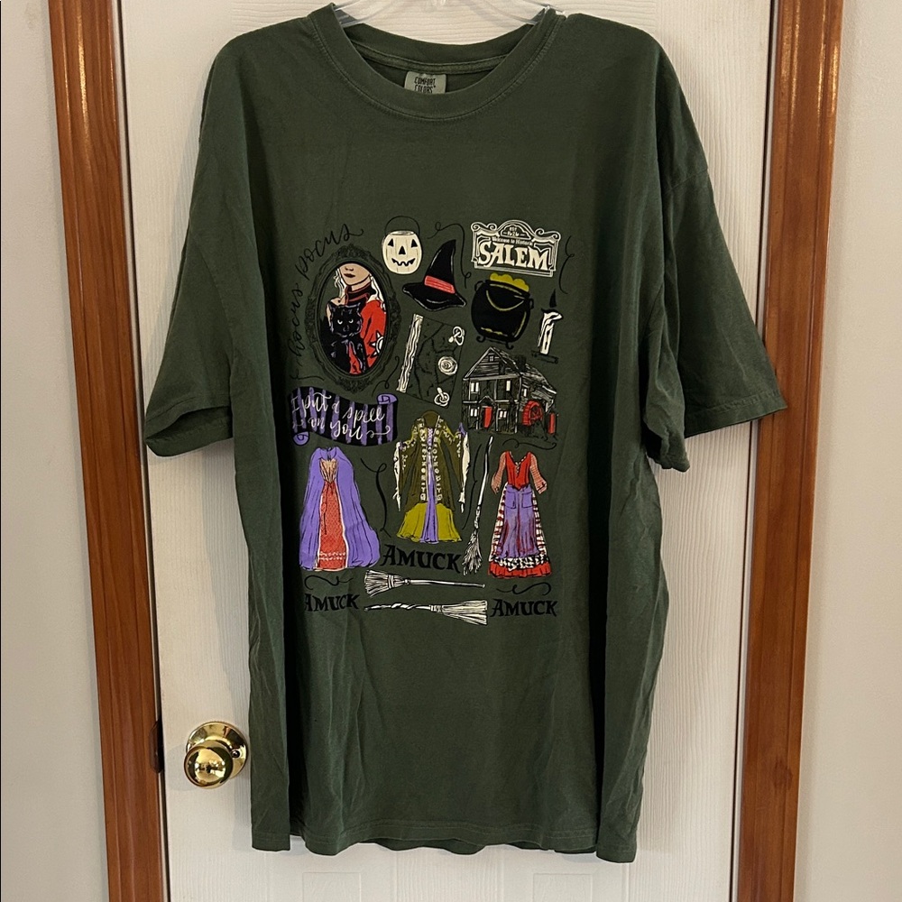 Green Hocus Pocus themed unisex 2x t-shirt